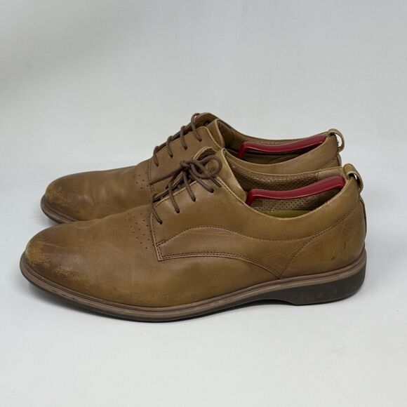 Amberjack The Original Shoes Mens 12 Brown Leather Derby Casual Dress Lace Up main image 11